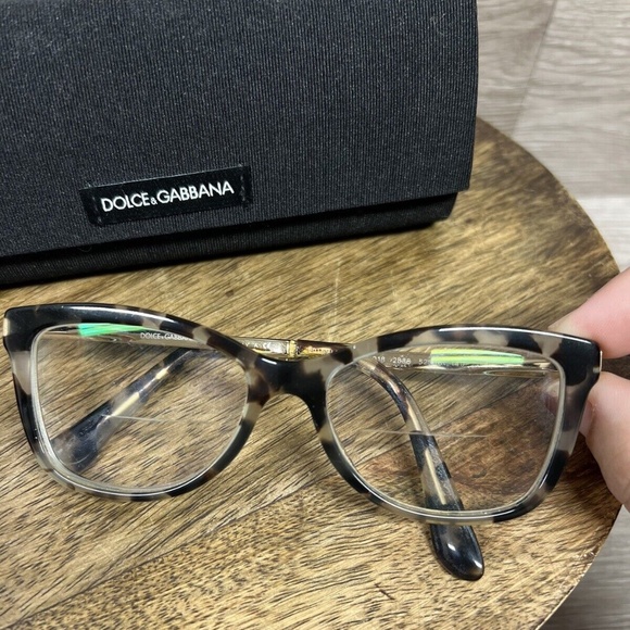 Dolce & Gabbana DG3218 2888 52016 140 Tortoise Shell Eyeglasses Glasses w/ Case - Picture 1 of 11